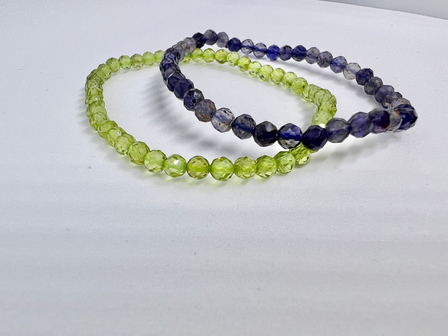 Beaded gemstone bracelet