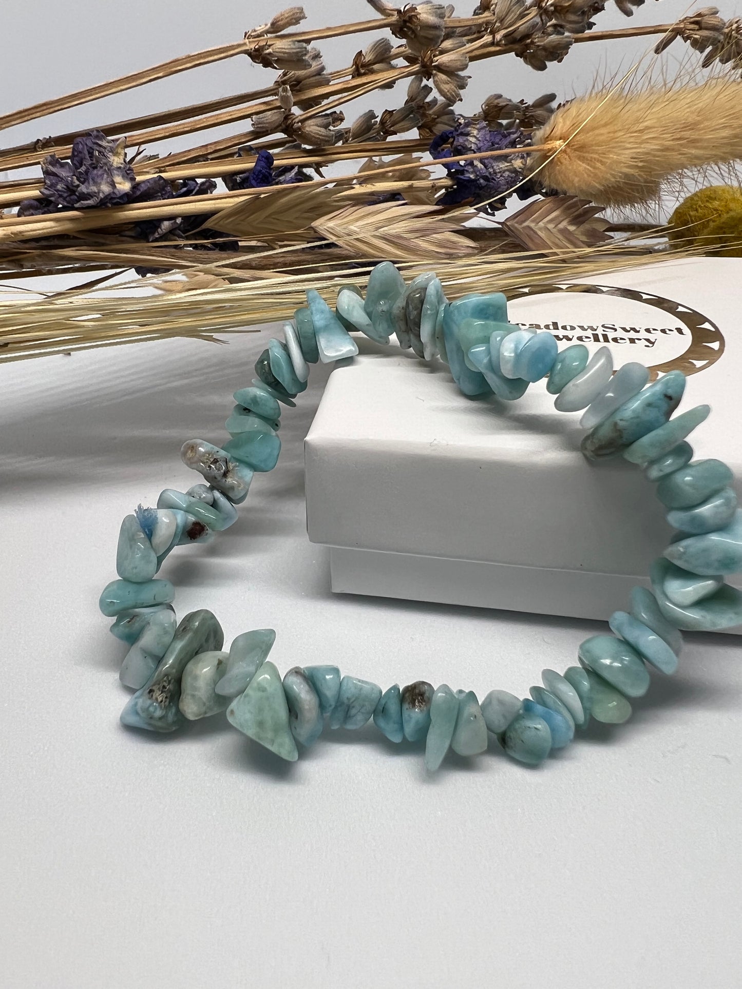 Gemstone chip bracelets