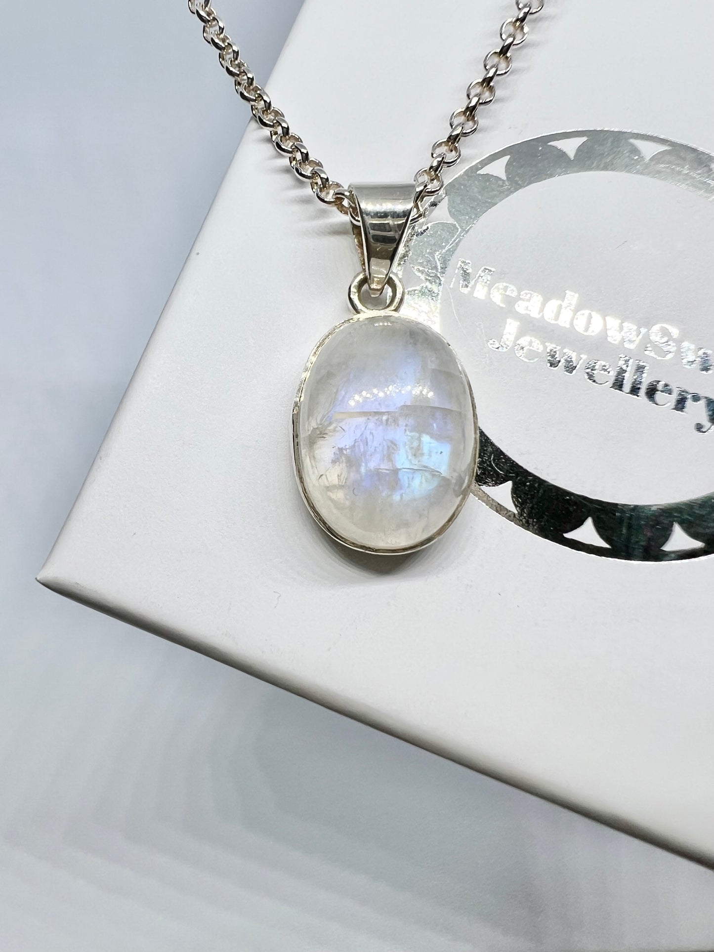 White moonstone necklace