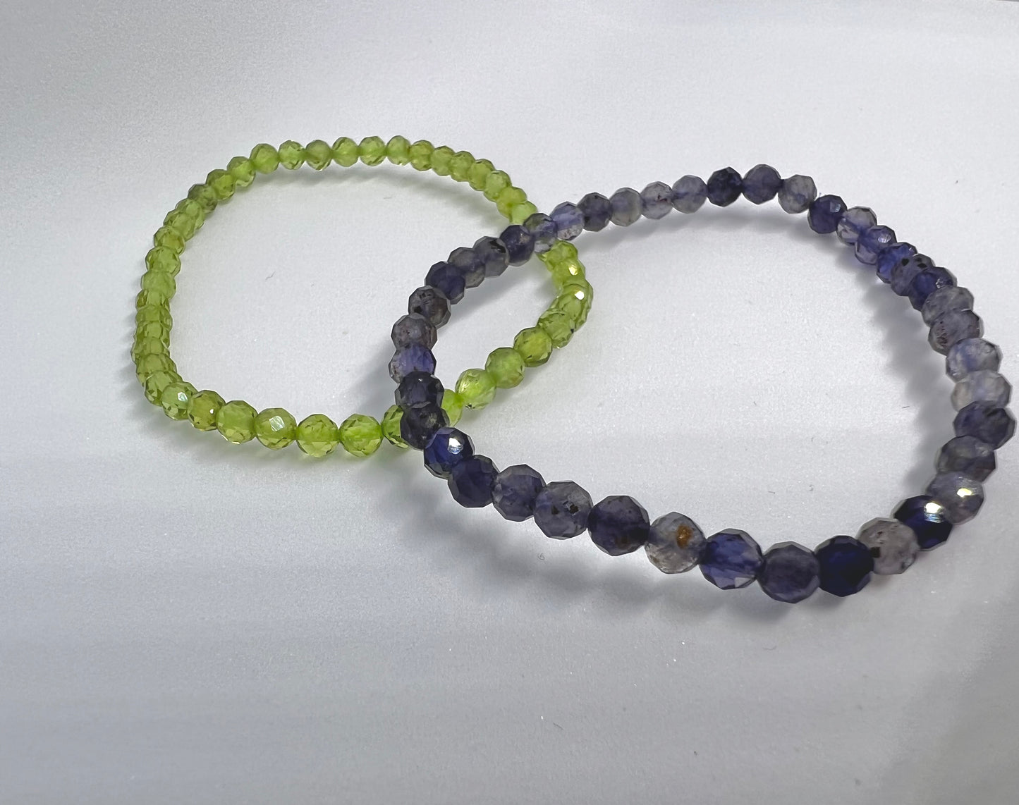 Beaded gemstone bracelet