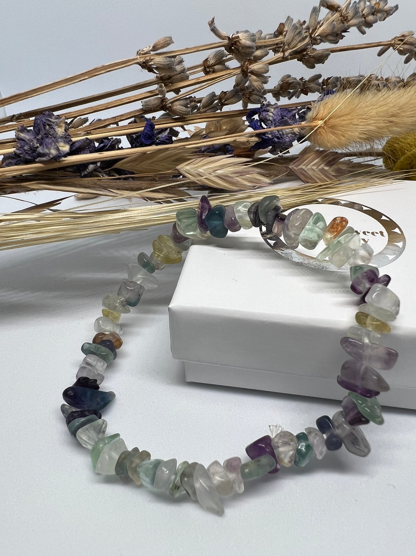 Gemstone chip bracelets